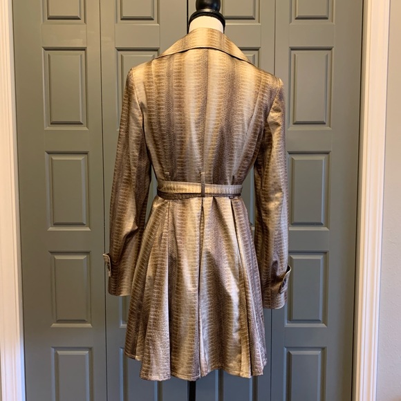 Helene Berman Snakeskin Fit & Flare Coat - Picture 3 of 3
